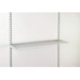 thumbnail image 2 of ShelfTrack 12.25 in. D x 36.25 in. W x 3 in. H White Wire Book Shelf Steel Closet System, 2 of 4