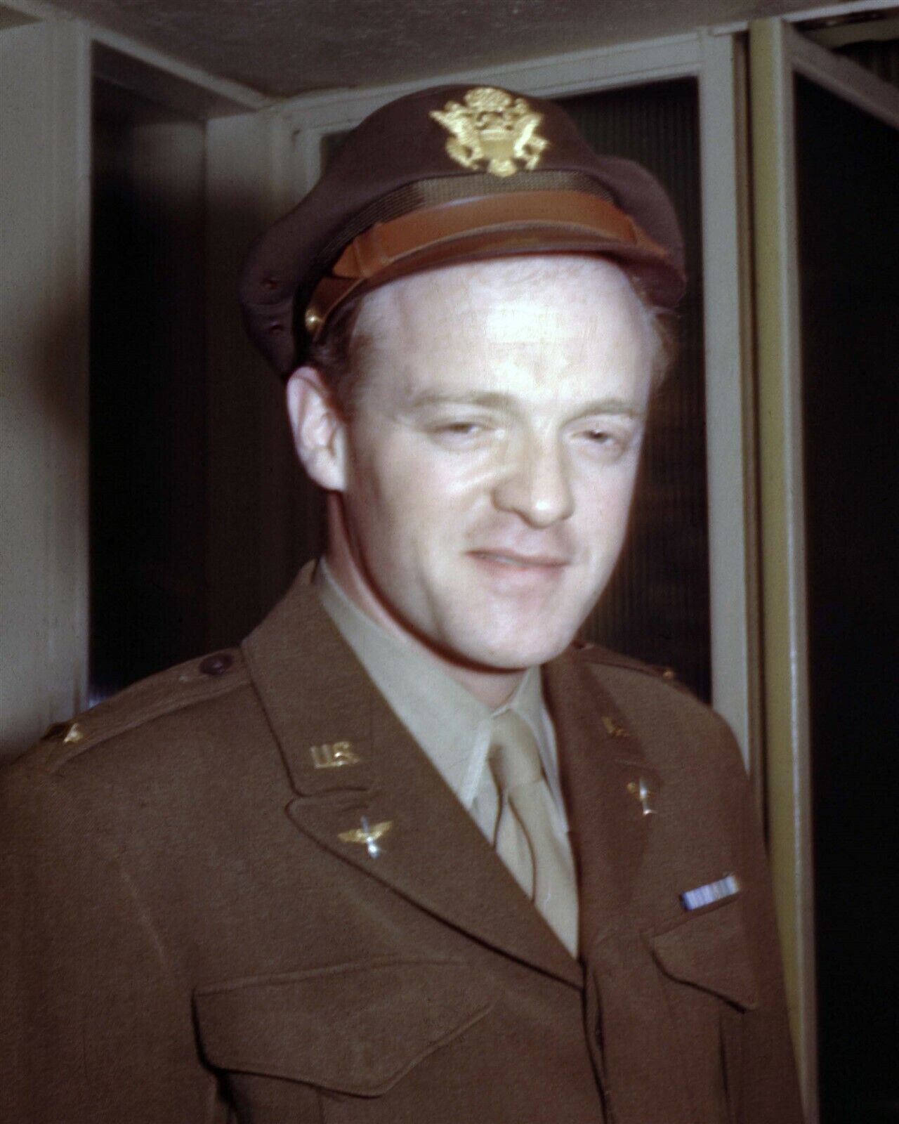 Van Heflin 1940's era in military uniform and cap 8x10 inch photo ...