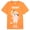 Aunt Frisky Orange, variant on Bluey Men's Short Sleeve Graphic T-Shirt Grandad Orange