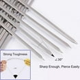 thumbnail image 2 of 10PCS Kabob Skewers Flat Metal BBQ Barbecue Skewer 14" Long Stainless Steel Shish Kebob Sticks Wide Reusable Grilling Skewers Set for Meat Shrimp Chicken Vegetable, 10 Pack, 2 of 8