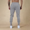thumbnail image 4 of Havenx Mens Baggy Sweatpants Tapered Legs Drawstring Sweat Pants with Pockets Elastic Waist Open Bottom Sweatpants Athletic Comfy Y2k Fall Winter Loose Fit Streetwear,Light Gray L, 4 of 5