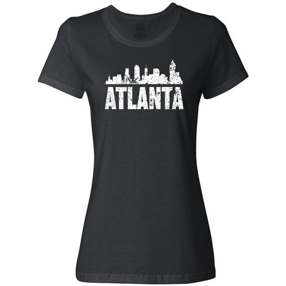 Inktastic Atlanta Skyline Grunge Women's T-Shirt