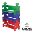 thumbnail image 1 of KidKraft Wood Kids Puzzle Bookcase Shelf - Primary | 14400, 1 of 2