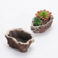 thumbnail image 2 of KUFptva Handmade Cement Pots Unique Tree Root Shaped Plant Container Decorative Planter for Home Office Table, 2 of 7