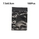 thumbnail image 3 of Yuarrent 100 Uds bolsa de paquete de papel de aluminio contenedores de muestra sello a prueba de fugas soportes de polvo cosmético Ziplock Type2 NO2, 3 of 6