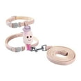 thumbnail image 3 of Sangles de Poitrine pour Animaux pour la Marche et l'Entraînement Intérieur Extérieur – Sangles en Cuir Ajustables pour Chats et Chiens avec Conception en Polyester Confortable, 3 of 5