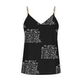 thumbnail image 1 of Tops Para Mujer Elegante Blusa Casual Camisas Tirante de Cadena Vintage Cuello en V Sin Mangas Tanque Odeerbi  ODB165821, 1 of 5