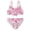 Iced Berry, variant on Girls Sleeveless Braided Back Tankini Swimsuit, 2-Piece, Sizes XS-XXL