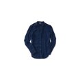 thumbnail image 1 of Camisa semitransparente con botones Aeropostale para mujer azul extragrande, 1 of 1