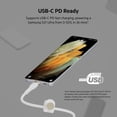 thumbnail image 4 of Cable cargador USB-C a USB-C de Belkin, trenzado de 2 m, paquete de 2 unidades, blanco, 4 of 5