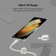 thumbnail image 4 of Cable cargador USB-C a USB-C de Belkin, trenzado de 2 m, paquete de 2 unidades, blanco, 4 of 5