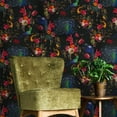 thumbnail image 2 of Erismann Instawalls Peacock Textured Wallpaper, 2 of 4