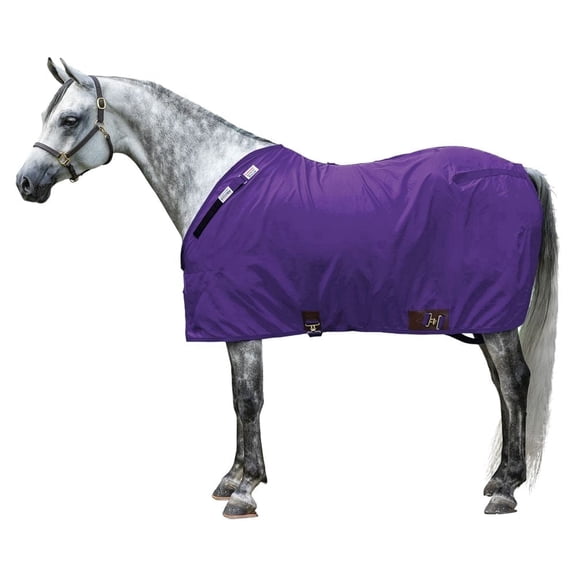 Adjusta Fit Dura-Nylon Stable Sheet | Horse Cutback Closed Front Legstrap | Black | 68