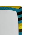 thumbnail image 2 of Ambesonne Retro Fitted Sheet, Striped Geometric Pattern, Twin XL Size, Multicolor, 2 of 2