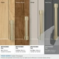 thumbnail image 4 of Amerock Faircrest 6-5/16 inch (160mm) Center-to-Center Golden Champagne Cabinet Pull, 4 of 7