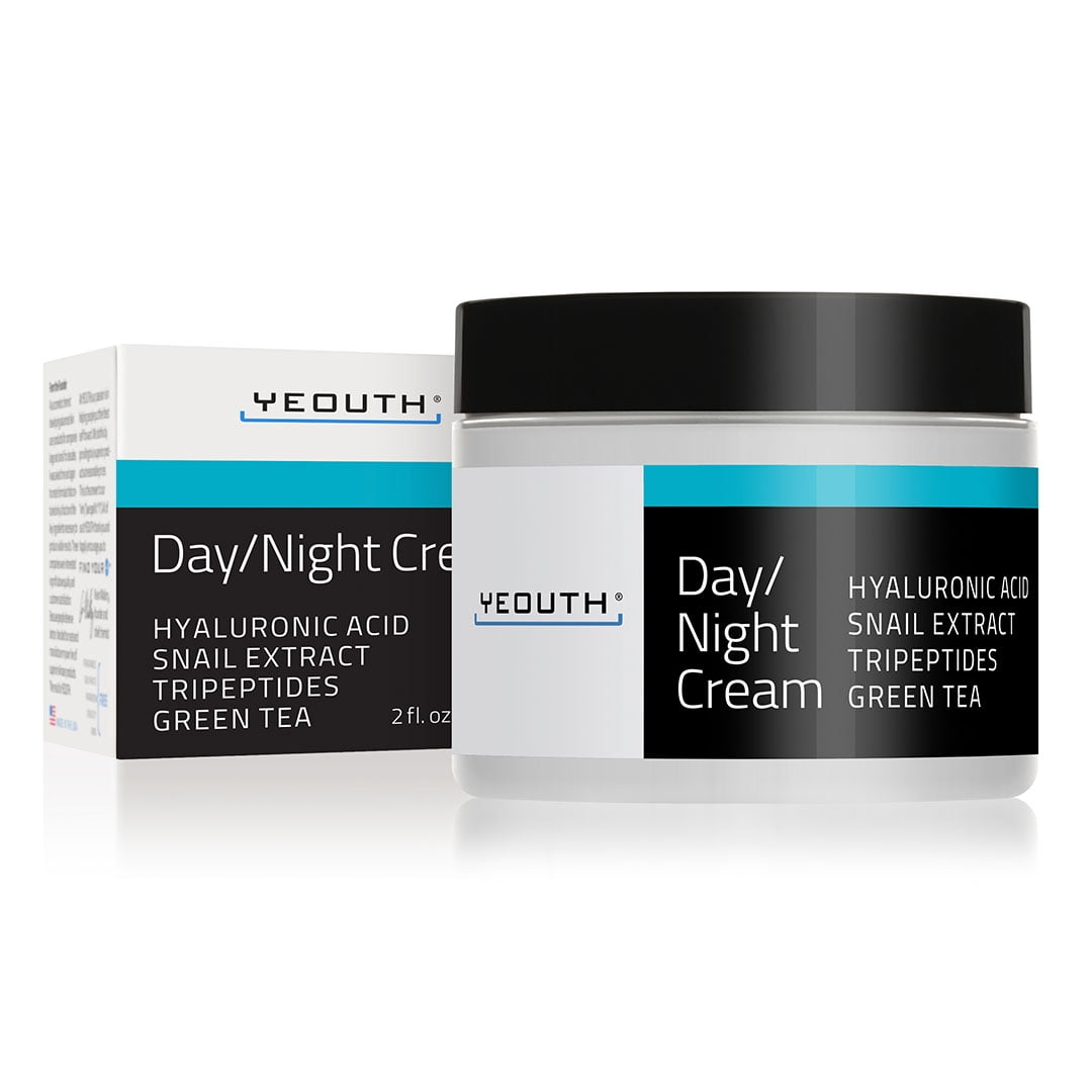 YEOUTH Day Night Face Moisturizer, Anti Wrinkle Face Cream, Hydrating Face Moisturizer, Moisturizer Face Cream Anti Aging with Hyaluronic Acid, Anti Aging Facial Skin Care Products for Men & Women 2oz