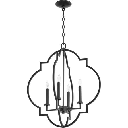 

Quorum International 6942-4 Dublin 4 Light 22 Wide Pendant - Noir