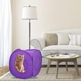 thumbnail image 2 of Combo de cubo para gatos de la selva, cubo plegable para gatos, cama para gatos, túnel, juguetes para gatos, 2 of 4