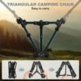 thumbnail image 5 of Eurhowing Folding Camping Chair for Adults, Ultra-Light Portable Outdoor Chair with Carry Bag for Beach, Fishing, Lawn, Backpacking, Patio, Gray, 5 of 7