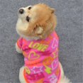 thumbnail image 4 of YUEHAO Pet Supplies Pet Puppy Spring Warm Sweatshirt Small Dog Cat Pet Clothes Vest T Shirt Purple, 4 of 5