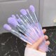 thumbnail image 2 of 10Pcs Purple Makeup Brushes Set with Storage Bag Eye Shadow Powder Foundation Sculpting Highlighter Eyebrow Brush Professiona, 2 of 4