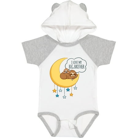 

Inktastic I Love My Big Brother Gift Baby Boy or Baby Girl Bodysuit