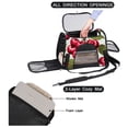 thumbnail image 2 of Cherry 900D Oxford Cloth Pet Carrier for Small Dogs and s - Durable Fabric Travel Bag with Nylon Webbing Handles - 17x10x11.8 Inches, Black, 2 of 7
