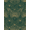 Green And Gold, Pattern 11, variant on ODIKA 8'x10' Washable Area Rug Durable, Non-Slip Botanical Tropical With Symmetrical Foliage Border Palm Leaf Refined Structured for Living Room, Under Sectional, Family