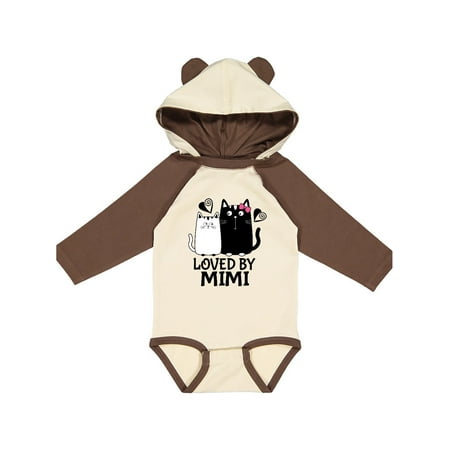 

Inktastic Granddaughter Loved By Mimi Baby Gift Gift Baby Boy or Baby Girl Long Sleeve Bodysuit
