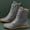 Grey, variant on YOUSNH Mid-Calf Boots Ankle Boots for Women Chunky Women's Shorts Boots Leopard Retro Shoes Ankle Boots Womens Boots Brown 6.5