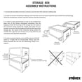 thumbnail image 5 of HomeStock Rustic Ranch Stackable Archive Box with Lock, 12.75" H x 14.25" W x 18" D, Heavy Duty Plastic, Moisture Resistant Design, 5 of 5
