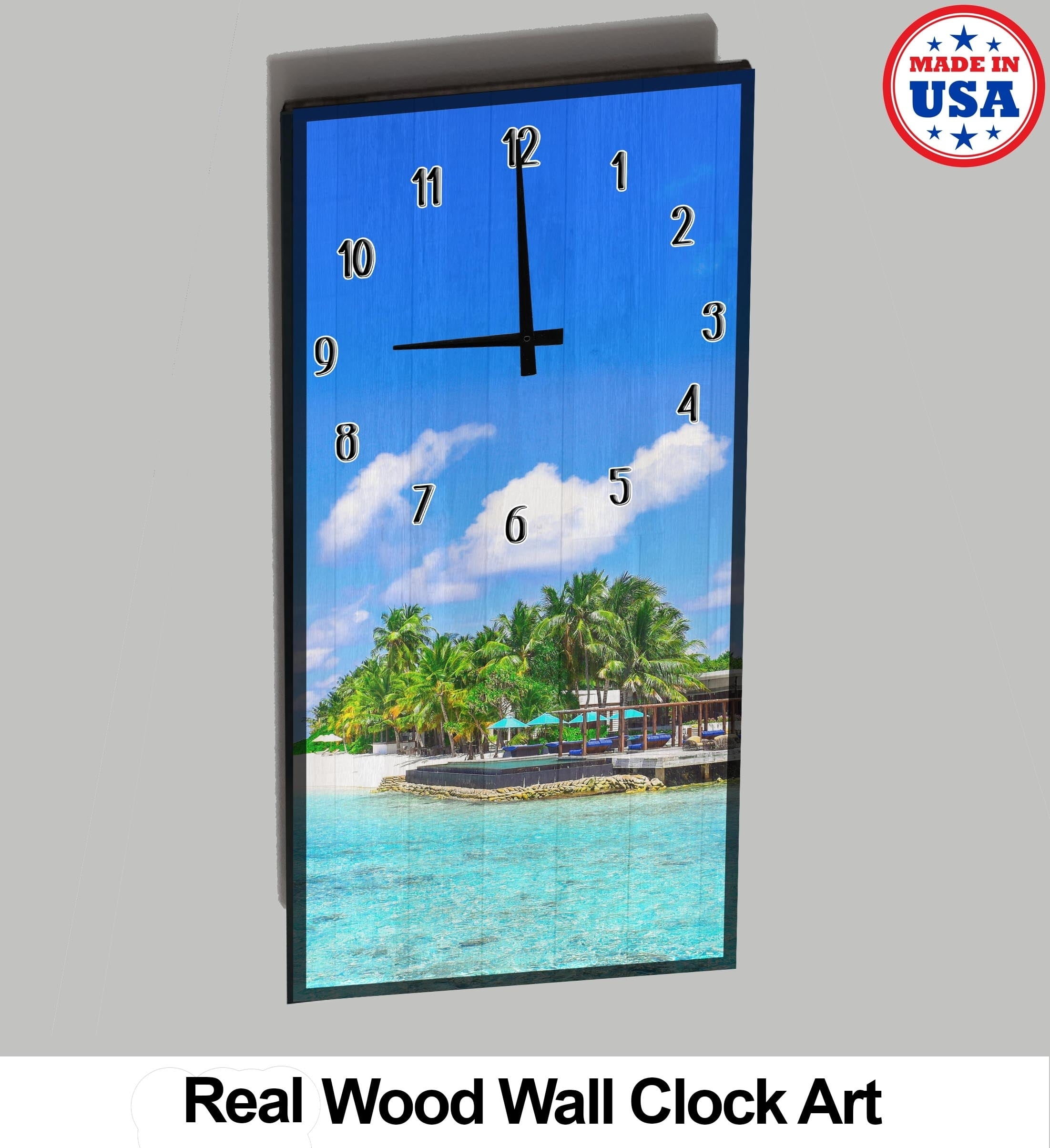 Beach Themed Wall Clock Tropical Landscape Pretty Blue Water And Sky Wall Clock Art Walmartcom Walmartcom Beach Themed Wall Clock Tropical Landscape Pretty Blue Water And Sky Wall Clock Art Walmartcom Walmartcom