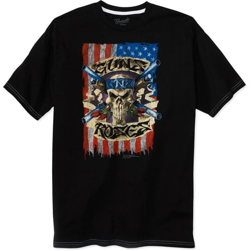 Guns N' Roses - Men's Flag Graphic Tee - Walmart.com