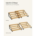 thumbnail image 4 of Organizador de Especias SONGMICS con 4 Niveles en Beige Natural/Negro, 4 of 7