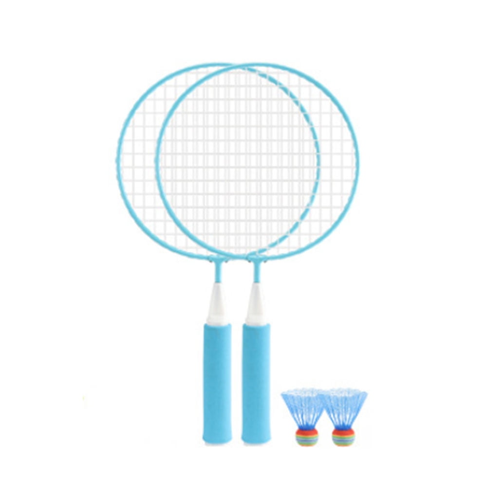 1 Pair Kids Children Badminton Racket Set with 2Pcs Badmintons Outdoor