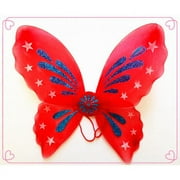 Red, White, and Blue Patriotic Butterfly Wings