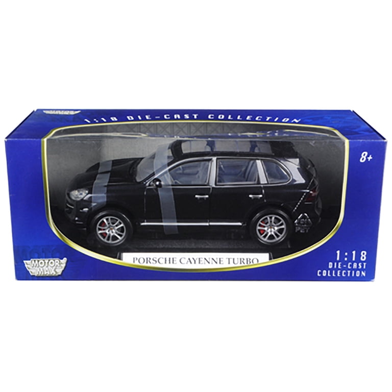 2008 Porsche Cayenne Turbo Metallic Black 1/18 Diecast Model Car