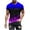 Purple, variant on Men's Plus Size Graphic Tee Tops Big and Tall Personalized Flame Print Tshirts Short Sleeve Muscle Shirts 4X-5X