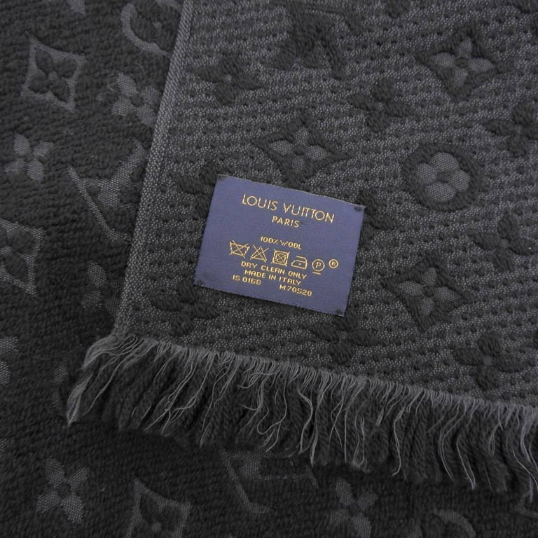 Louis Vuitton - Authenticated Scarf - Wool Grey for Men, Good Condition