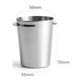 thumbnail image 2 of Taza medidora YONGSHENG de acero inoxidable para esnifar café plateado 120 ml, 2 of 5