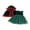Green, variant on RUINIXCW Toddler Girls Christmas Outfits Kids Girls Santa Costume Shinny Star Printed Velvet Crew Neck Sleeveless Tank Dress and FurryTrim Hooded Cape Cloak Set