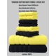 thumbnail image 4 of 8 Piece Towel Set Turkish Cotton Bathroom Super Absorbent 4 Square Towel 2 Face Towel 2 Bath Towel Set Hotel Beauty Salon Sauna, 4 of 5
