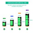thumbnail image 4 of Adaptador NVME M.2 SATA B Key a 2.5 Pulgadas WDOplteas, 4 of 9