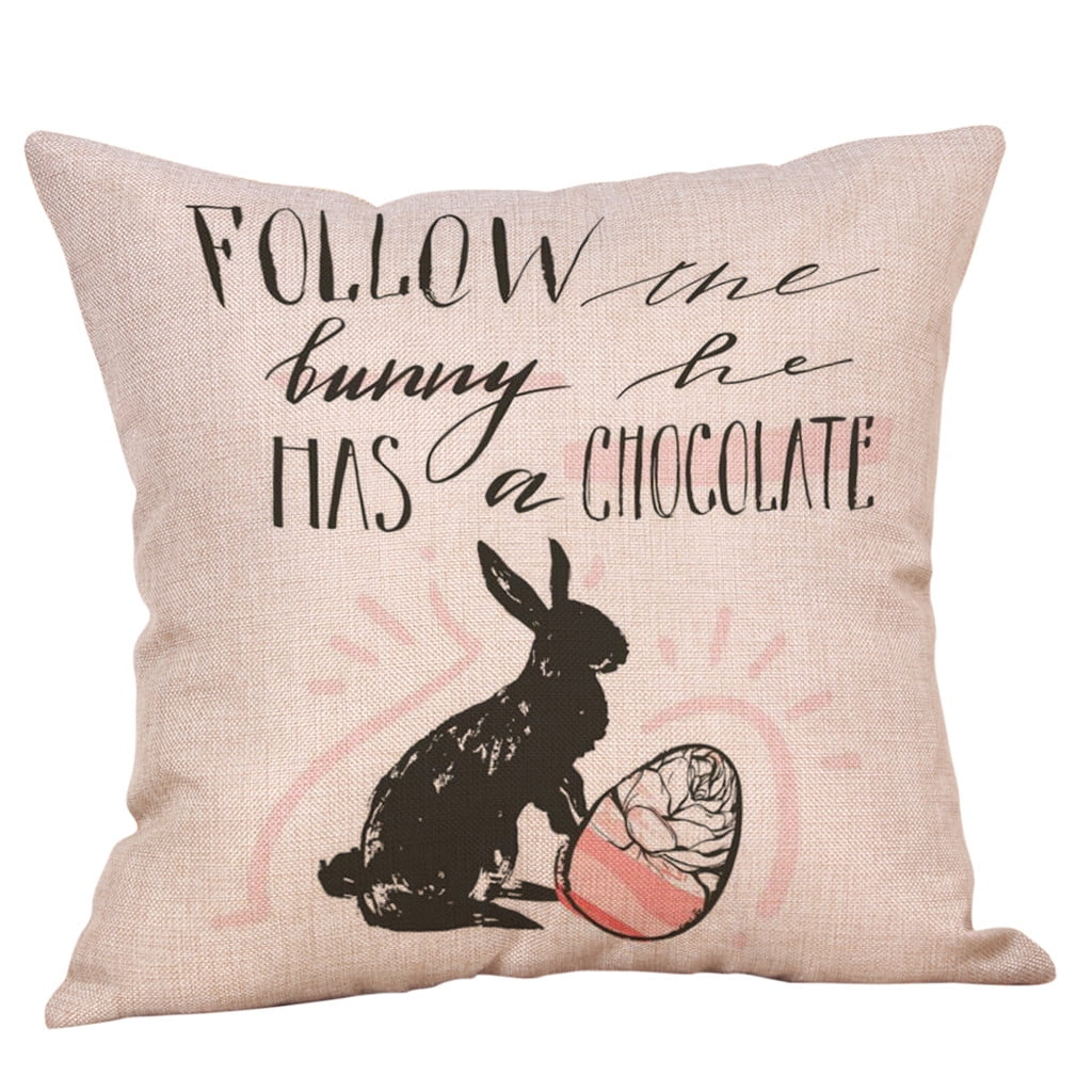 happy bunny pillow