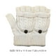 thumbnail image 3 of Minnieouse 1 par de guantes abotonados con cubierta para el pulgar Manoplas Estilo cabrio Diseño cuidadoso con tapa Accesorios de invierno guantes y mitones blanco Minnieouse AP009707-15B, 3 of 6