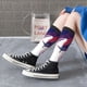 thumbnail image 5 of Fotbe Colorful Bulldog Calcetas Divertidas Estampadas para Hombre y Mujer, Calcetas de Algodón hasta la Rodilla para Caminar, Correr, Enfermería y Embarazo, 5 of 6