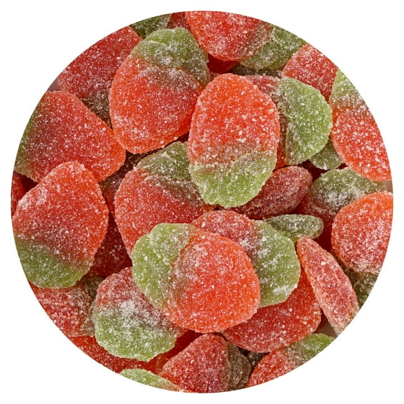 Sour Strawberries Gummies, 1 Pound Bulk Bag, The Hampton Candy Company