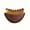 Crescent Walnut Contour Brush, variant on Walnut Lymphatic Brush Contour Facial Scraping Tool for Anti-Edema Treatment