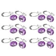 thumbnail image 4 of jiaroswwei 12Pcs/Set Bathroom Bling Round Acrylic Rhinestone Decorative Shower Curtain Hook, 4 of 5