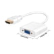 thumbnail image 2 of Convertidor de cable HD a VGA 1080P Adaptador de transmisor para computadora portátil Línea de conversión macho a hembra, Blanco Eigraketly EL4877-04, 2 of 2